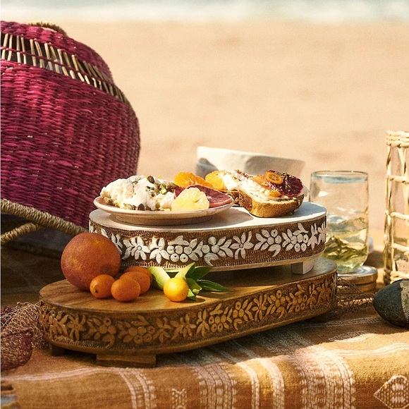 New🌟Anthropologie-Kahlo Serve Board-Brown
